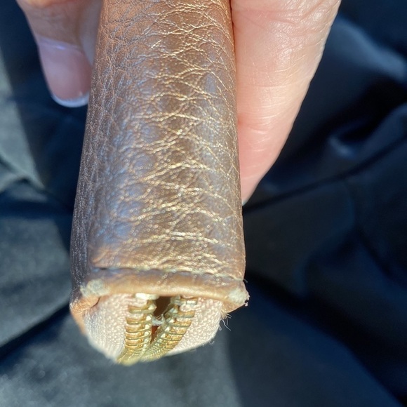 SALE! Adrienne Vittadini Gold Wristlet - Picture 6 of 7